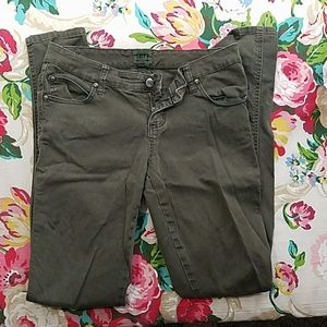 Tripp NYC Green Skinny Jeans Sz 7